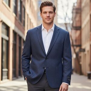 $548 The Men's Store at Bloomingdale's Wool-blend Sport Coat Suit Jacket…